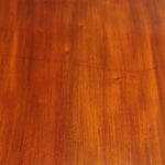 George V mahogany twin pillar dining table - Image 7