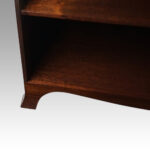 George V mahogany waterfall bookcase - Image 4