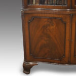 George V mahogany bookcase - Image 4