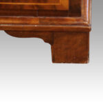 George V walnut bedside chest - Image 5