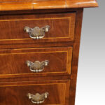 George V walnut bedside chest - Image 4