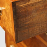 George V walnut chest of drawers - Image 3
