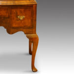 George V walnut double dome bookcase - Image 5