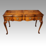 George V walnut side table