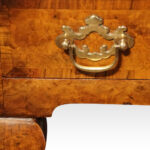 George V walnut side table - Image 4