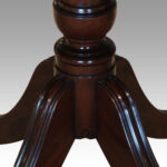 George V triple pillar dining table - Image 8