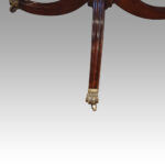 George V triple pillar dining table - Image 6