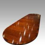 George V triple pillar dining table - Image 2