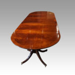 George VI mahogany dining table 4m long - Image 2