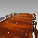 George VI mahogany dining table 4m long - Image 5