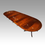 George VI mahogany dining table 4m long
