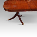 George V mahogany extending dining table - Image 6
