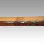 George V mahogany extending dining table - Image 7