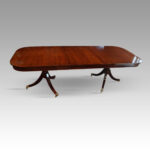 George V mahogany extending dining table - Image 10