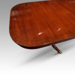 George V mahogany extending dining table - Image 11