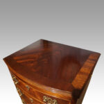 George VI mahogany tall chest - Image 4