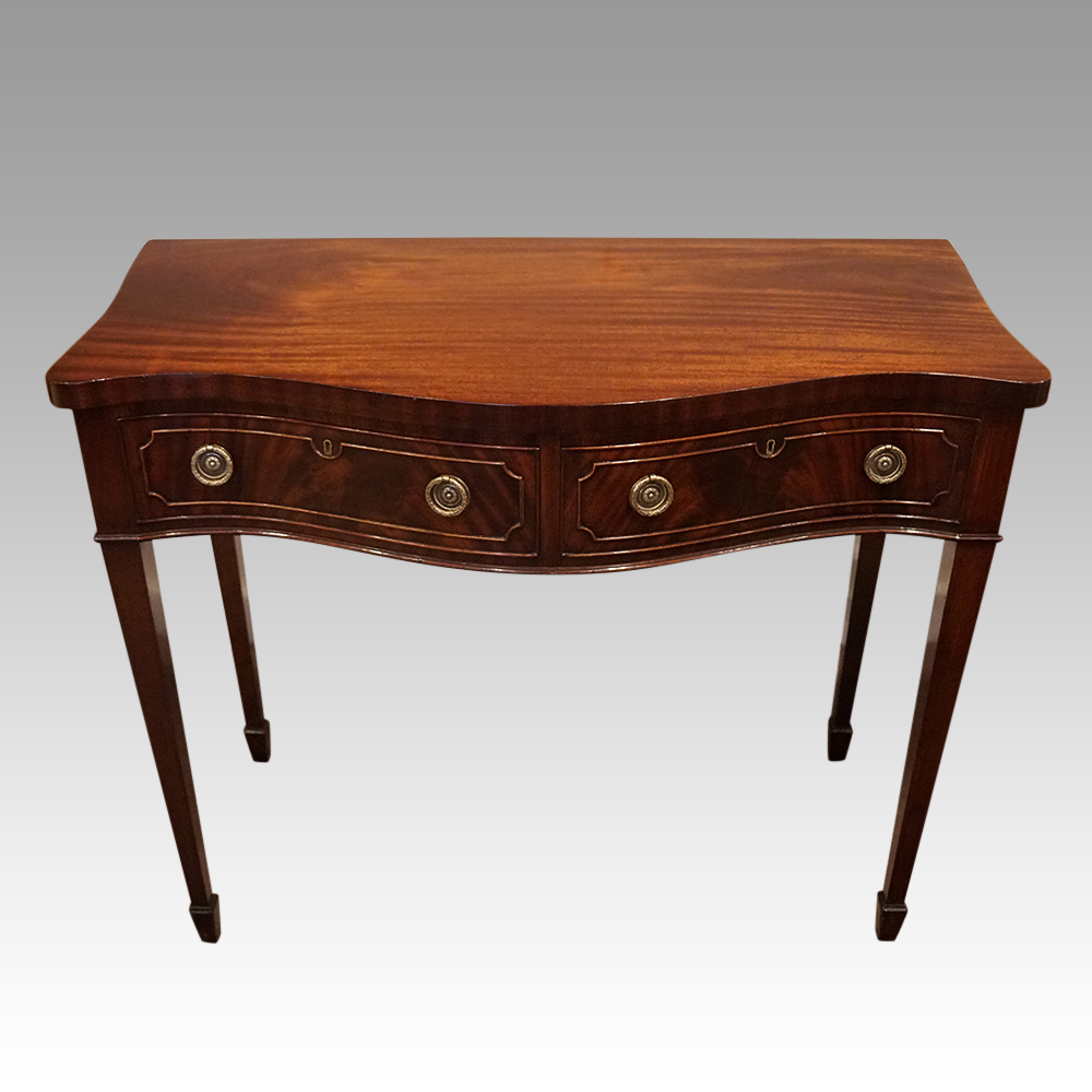 George-VI-serpentine-side-table.jpg George VI serpentine serving table - Image 1