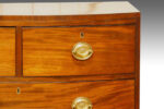 Georgian Mahogany Small Bow-Fronted Chest of Drawers - Image 4