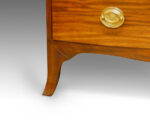 Georgian Mahogany Small Bow-Fronted Chest of Drawers - Image 5
