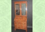 George I Walnut Bureau Bookcase - Image 12