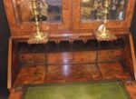 George I Walnut Bureau Bookcase - Image 3
