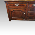 Georgian cupboard dresser base - Image 4