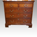 George III oak chest - Image 4