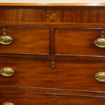 Georgian inlaid mahogany chest of drawers Now Sold - Image 2