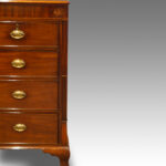 Georgian inlaid mahogany chest of drawers Now Sold - Image 4