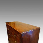 Georgian inlaid mahogany chest of drawers Now Sold - Image 6