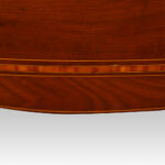 Georgian inlaid bow front chest - Image 11