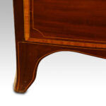 Georgian inlaid bow front chest - Image 4