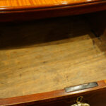 Georgian inlaid bow front chest - Image 2