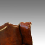 Georgian leather wing sofa Now Sold - Image 2