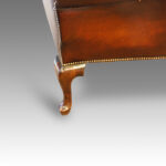 Georgian leather wing sofa Now Sold - Image 9