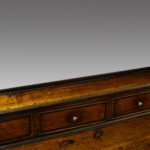 Georgian low oak dresser - Image 9