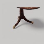 Georgian mahogany 3 pillar dining table - Image 9
