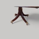 Georgian mahogany 3 pillar dining table - Image 8