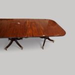 Georgian mahogany 3 pillar dining table - Image 7