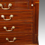 George III mahogany Lancashire bureau - Image 5