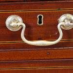 George III mahogany Lancashire bureau - Image 7