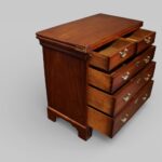 George II mahogany batchelors chest - Image 6