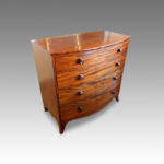 Georgian mahogany bow chest - Image 10