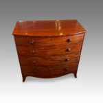 Georgian mahogany bow chest - Image 8