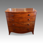 Georgian mahogany bow chest - Image 6