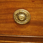 Georgian mahogany bow fronted chest - Image 6