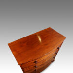 Georgian mahogany bow chest - Image 2