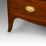 Georgian mahogany bow-front chest - Image 4