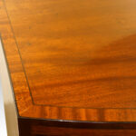 Georgian mahogany bow-front chest - Image 2
