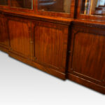 Georgian mahogany breakfront bookcase - Image 2